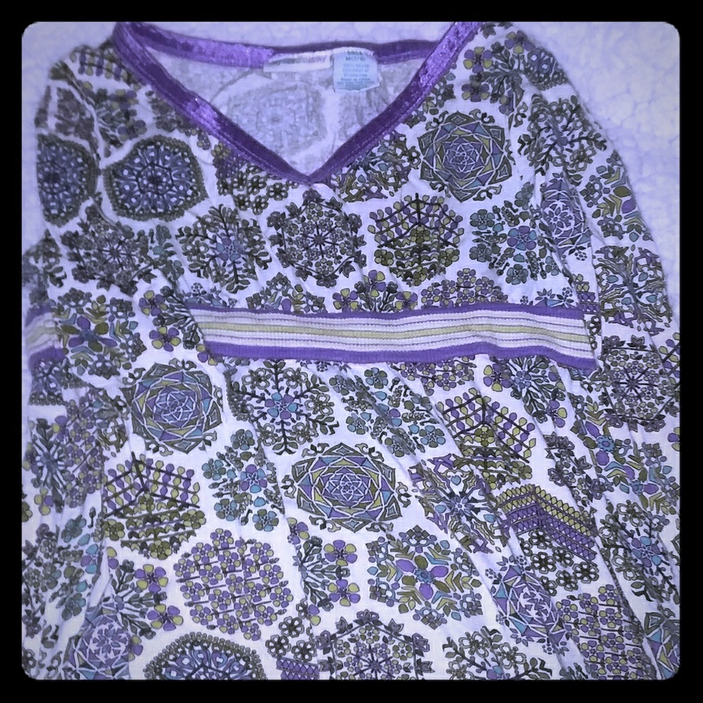 Ling sleeved boho style shirt